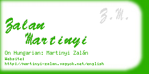 zalan martinyi business card
